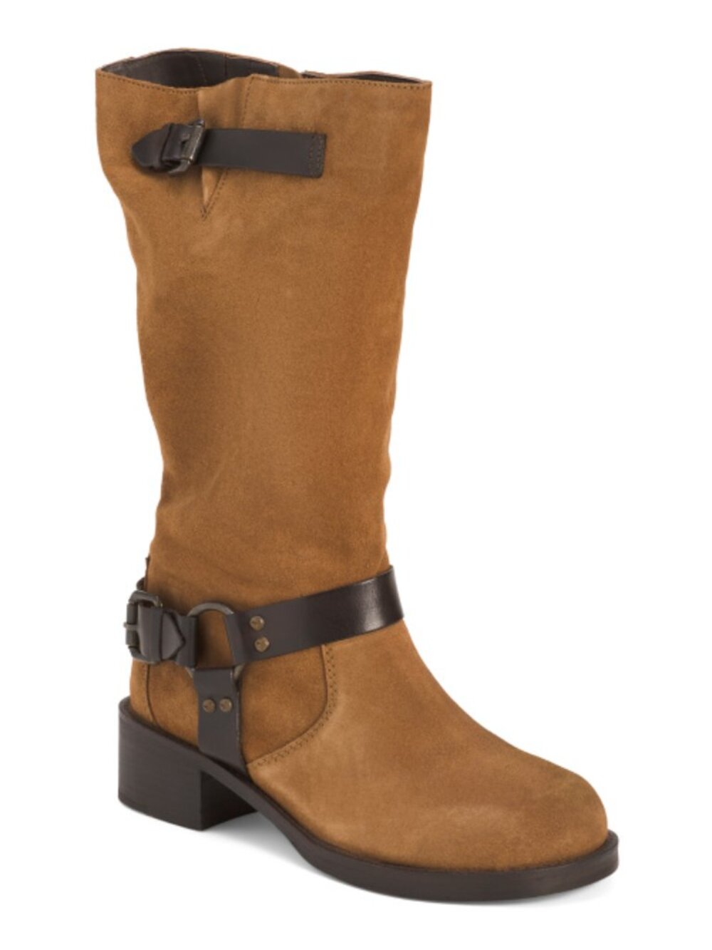 SEYCHELLES Suede Willie Harness Buckle Boots